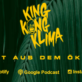 Logo des Podcasts King Kong Klima - der Podcast aus dem Ökodschungel