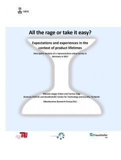 Coverpicture of "All the rage or take it easy? Expectations and experiencesin the context of product lifetimes"